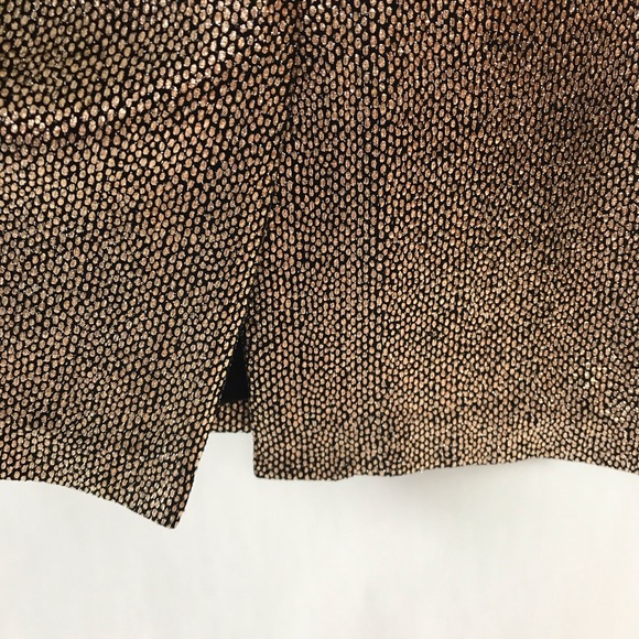 Tahari ASL Hammered Stretch Metallic Dress - Picture 13 of 16